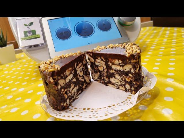 Torta fredda biscotti e cioccolato per bimby TM7 TM6 TM5 TM31 TM21