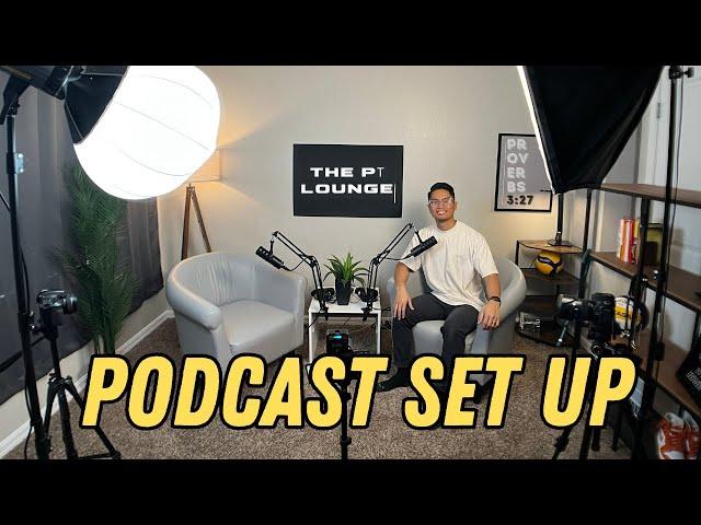 Video Podcast Setup Tour (In A Small Compact Room!)