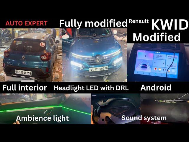 Renault Kwid Modified  Kwid climber modified  Kwid Full interior modification  8700877571 