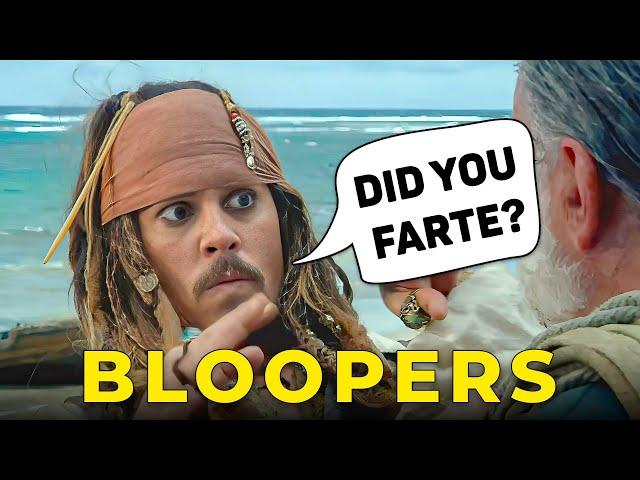 JOHNNY DEPP - Bloopers, Gag reel, Outtakes COMPILATION (Pirates of the Caribbean, The Lone Ranger)