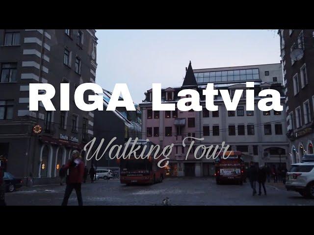 Vlog 023 Walking in RIGA Latvia - Old Town to Market Halls @4kUrbanLife