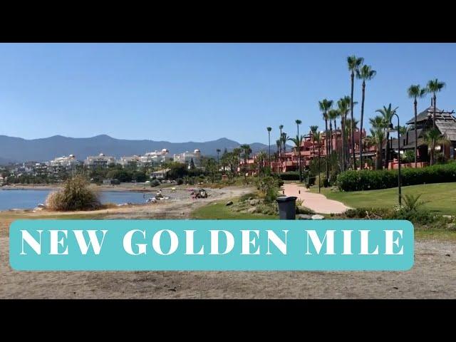 New Golden Mile Estepona - The Walk from Costalita to Velerin on the Paseo Maritimo