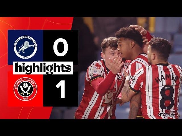 Millwall 0-1 Sheffield United | EFL Championship highlights