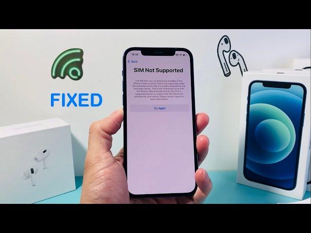 How to Fix SIM Not Supported on iPhone (2024)