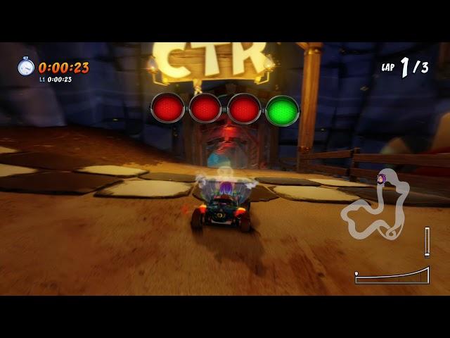 Crash Team Racing (NF) - Dragon Mines: Oxide Ghost (All Types)