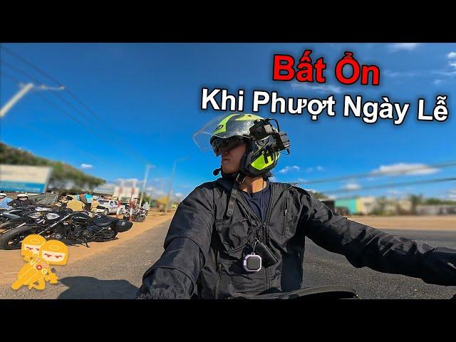 Phượt Cùng Già Gân #8 - Tưởng Đâu Cả Đám "Bị Hốt" Khi Phượt Ngày Lễ - Xe Ôm Vlog