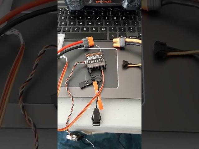 Binding Remote DSMX receiver to Spektrum Transmitter for Research Falcon 1 Drone