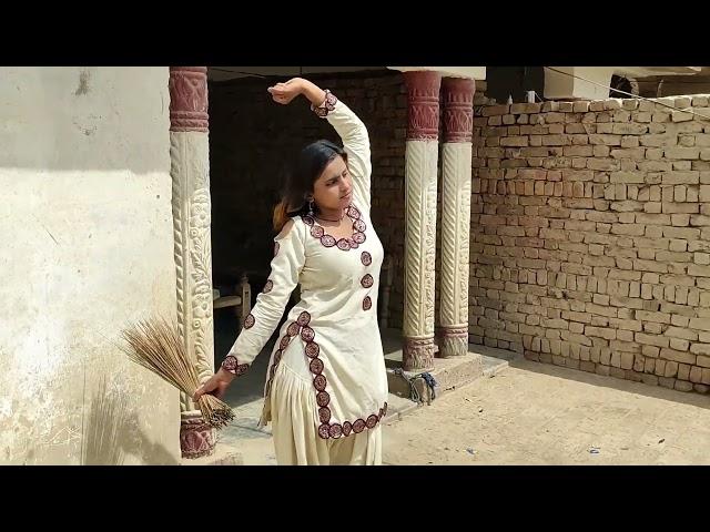 DesiVlog Village life Desi hot Girl cleaning house