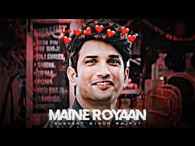 Sushant Singh Rajput | Sushant Singh Rajput Status | Arcade × Maine Royaan | itZ Priyansh