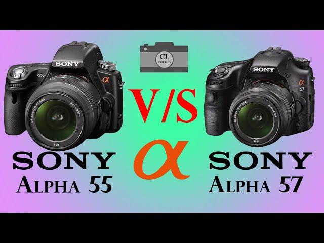 Sony Alpha 55 vs Sony Alpha 57