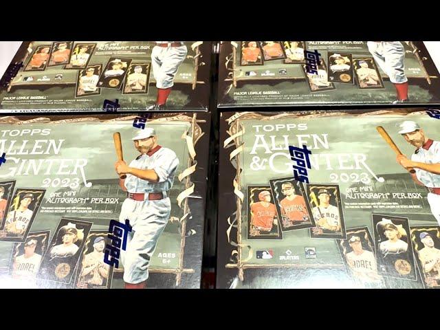 HUGE $1,000 AUTO PULL!  NEW RELEASE!  2023 ALLEN & GINTER X BASEBALL CARD BOXES!