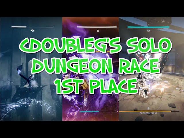 CdoubleG's Destiny 2 Solo Dungeon Race (1st Place) [Season of the Splicer]