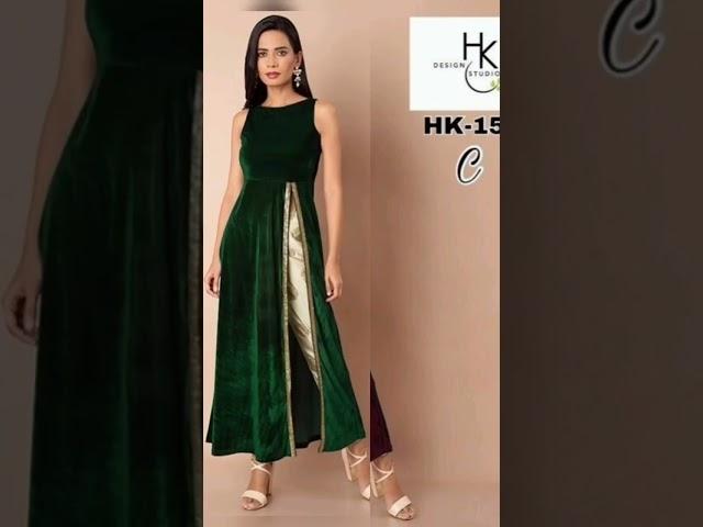 pakistani suit design || velvet kurti design || #kurti #pakistanidress