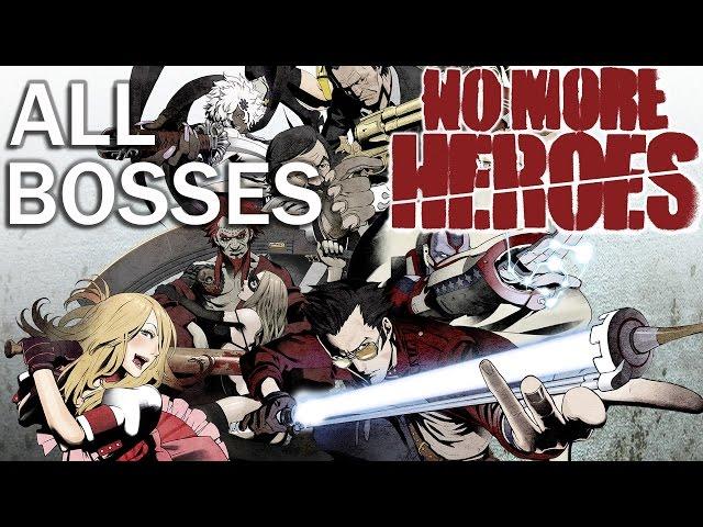 No More Heroes: All Bosses and True Ending (Dolphin 4K 60fps)