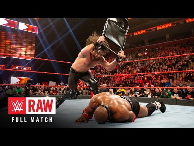 FULL MATCH — Seth Rollins vs. Bobby Lashley: Raw, Dec. 31, 2018