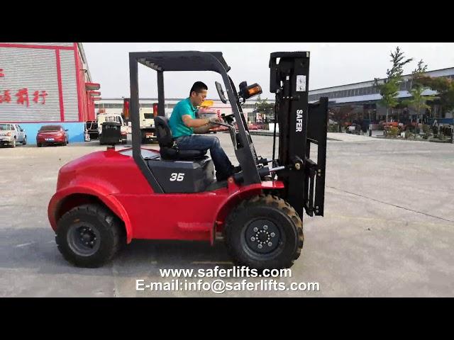 Rough Terrain Diesel Forklift China manufacturer