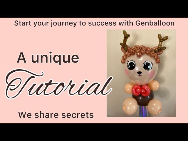 Balloon Deer. Step by step tutorial