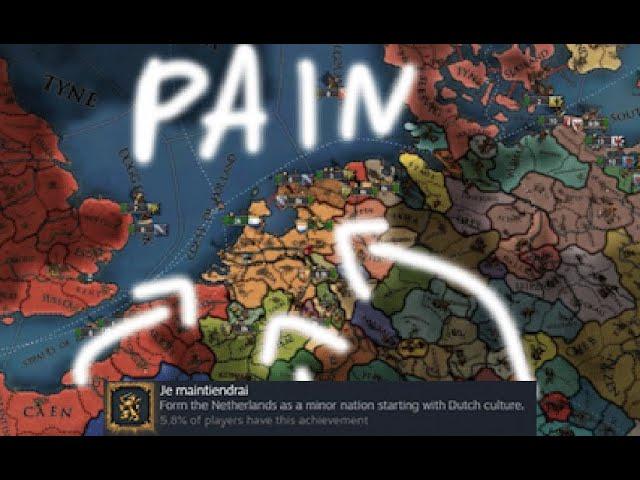 Forming the Netherlands in EU4 (Timelapse)