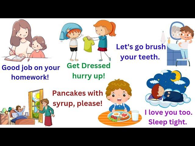 What do you do everyday | Action Verbs for kids | Daily Routine Vocabulary Sentences For kids |