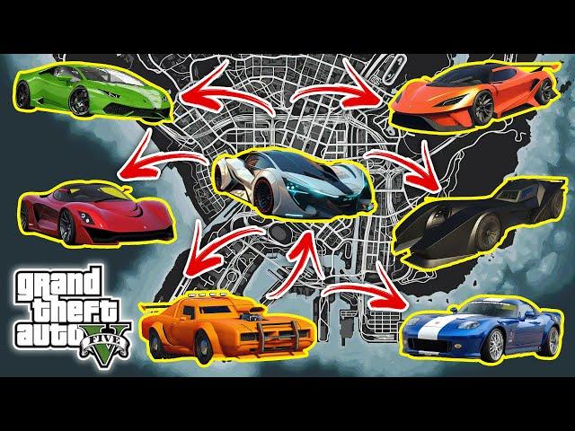 GTA 5 - All New Story Mode Rare Cars Locations 2024 (PS5, PS4, XBOX & PC)