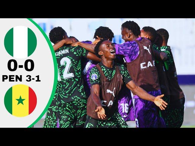 Nigeria  vs Senegal  0-0 (Pen 3-1) | Quarter Finals - U20 Africa Cup of Nations #highlights
