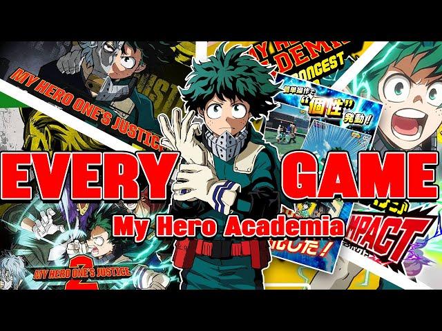 I Played Every Single My Hero Academia Game