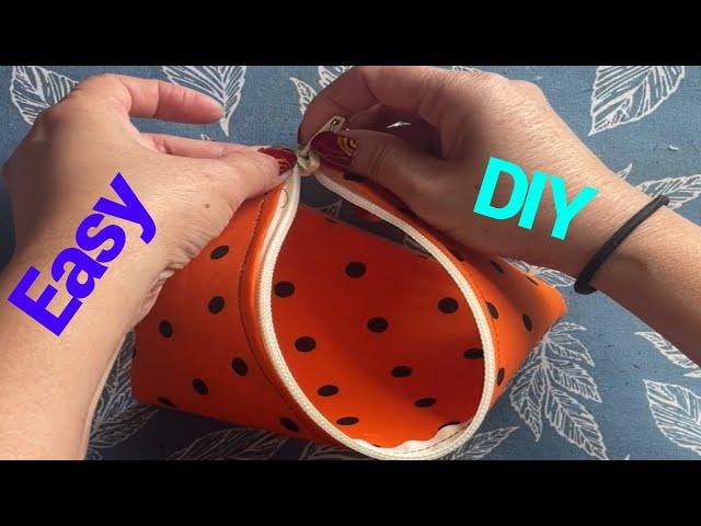 You Can Make 100 Of These For Sale/ Easy DIY Lovely Pouch / How To Sew A Zipper Pouch For Beginners