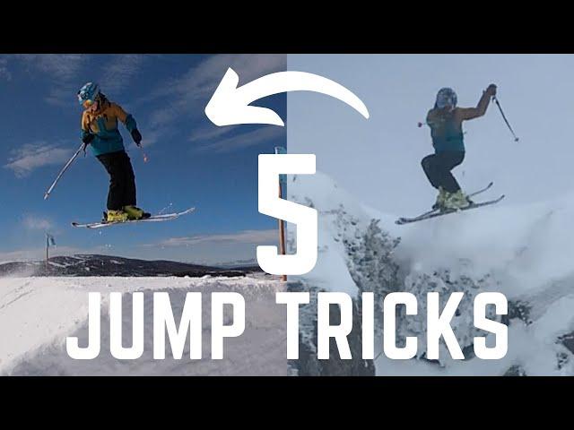 First 5 Jump Tricks to Learn on Skis | Easiest Tricks