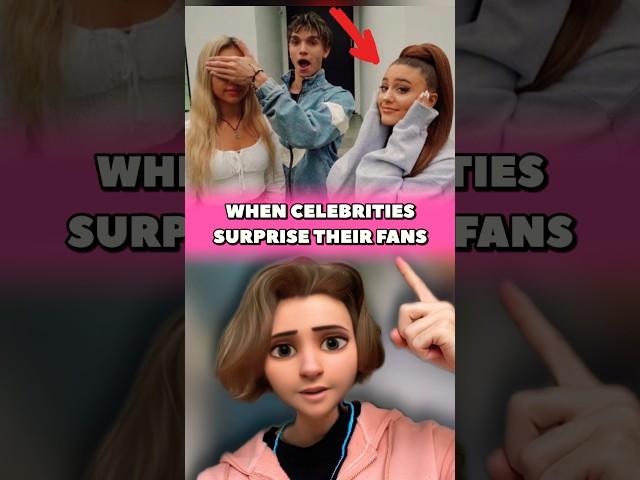 WHEN CELEBRITIES SURPRISE THEIR FANS 🫶 #celebrities