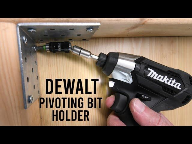 Dewalt pivoting bit holder