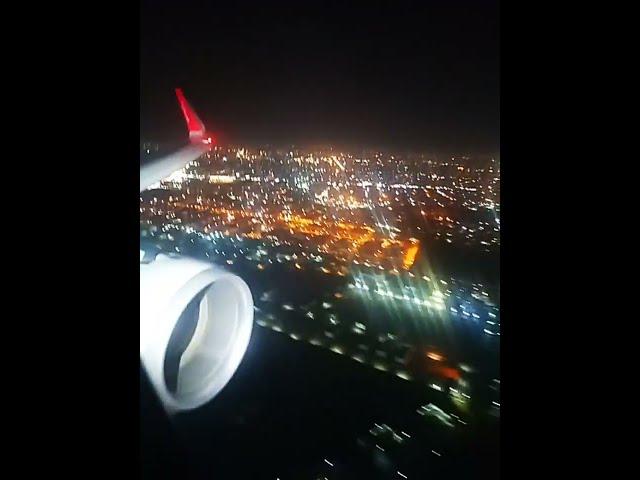 Fly Jinnah A320 Night Landing at Karachi Airport