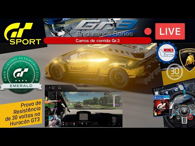 30 voltas de Monza - RESISTÊNCIA Gr.3 - LIVE (GT Sport)