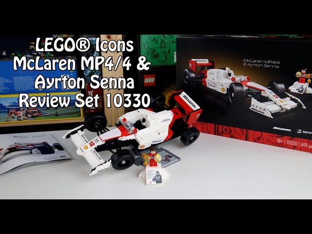 Review LEGO McLaren MP4/4 & Ayrton Senna (Icons Set 10330)