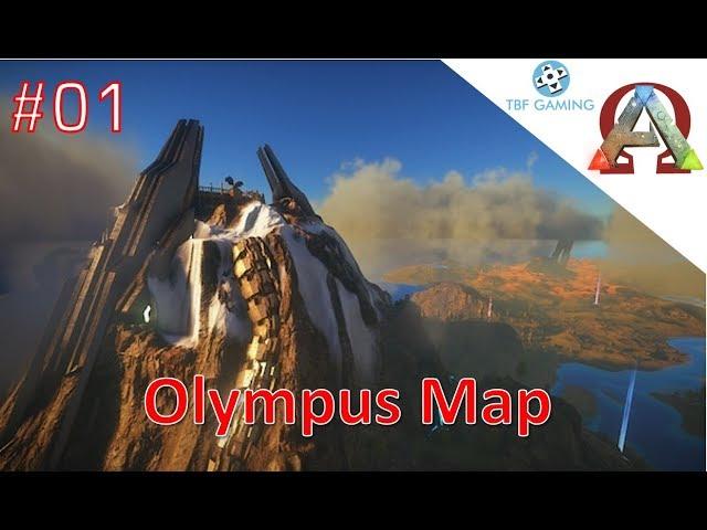 Olympus Map! New Season E01 - Ark Survival Evolved New playthrough - Ark Modding contest winner