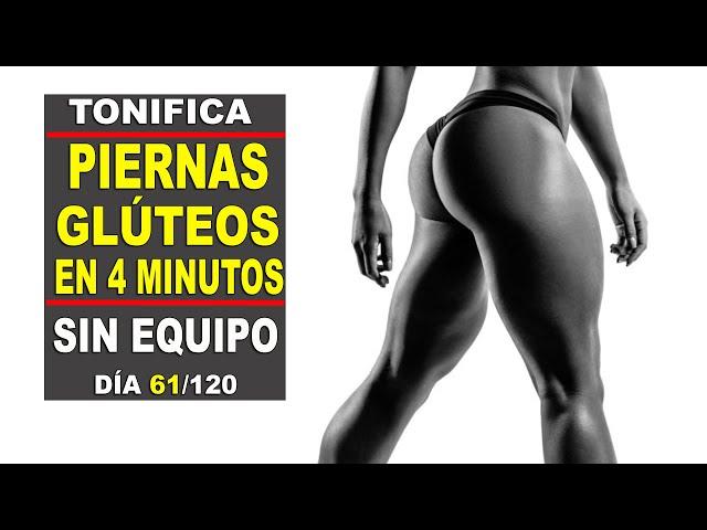 PIERNAS + TONIFICADAS EN 4 MINUTOS SIN EQUIPO/ RUTINA de PIERNAS EN CASA/Adryán Medellín