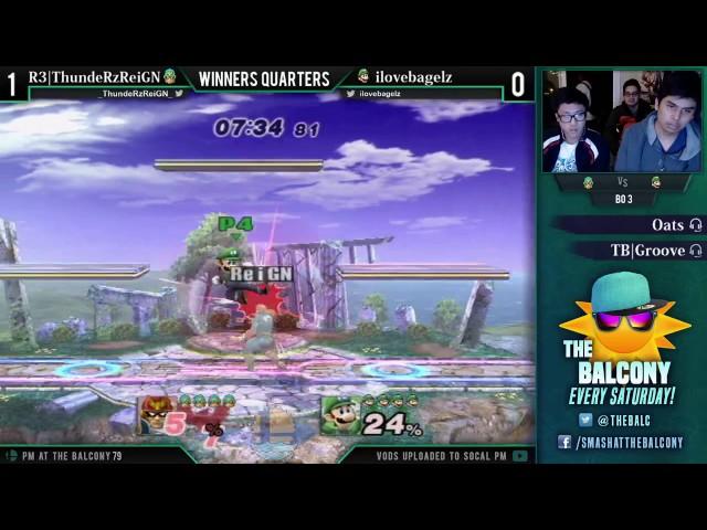 PM @ the Balcony 79 - Winners Quarters ft. R3|ThundeRzReiGN (Falcon) VS ilovebagelz (Luigi)