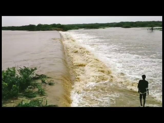 મેથળા બંધારો ઓવરફલો થઇ ગયો / methla bandharo overflow / ખેડુતોએ જાતમહેનતે બનાવેલ મેથળા બંધારો ઓવરફલો