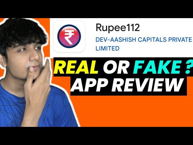 Rupee112 Loan App Review|Rupee112 App Real Or Fake? #instantloanapp #loanapp