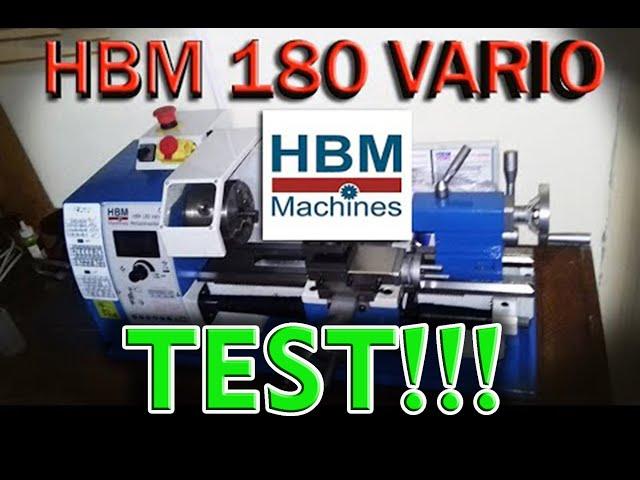 HBM 180 VARIO TEST!!!!  ALUMINIUM, STEEL, BRASS / ALUMINIU, OTEL, BRONZ