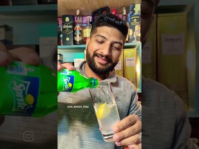 Best Way To Drink Vodka | Vodka + Sprite #shorts