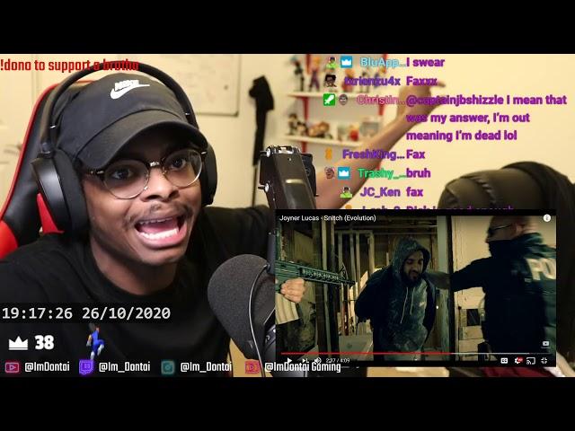 ImDontai Reacts TO Joyner Lucas SNITCH