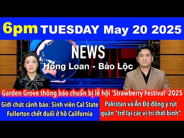 May 20, 2025 Giới chức đưa cảnh báo: Sinh viên Cal State Fullerton chết đuối ở hồ California