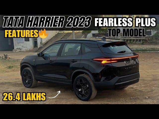 New Tata Harrier Facelift 2024 Fearless + Dark Edition Top Model ️#harrier2023