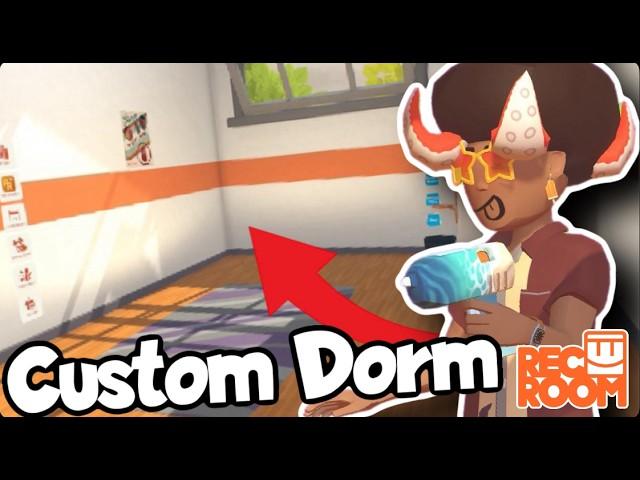 How To Get A CUSTOM Dorm Room IN Rec Room VR