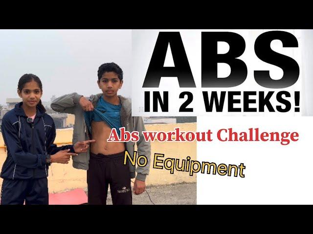 Get abs in 2 weeks | Abs workout Challenge | Core workout without Equipment