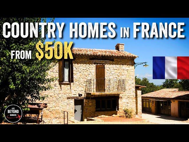 Affordable COUNTRY Properties FRANCE from $50K - FRENCH properties for sale