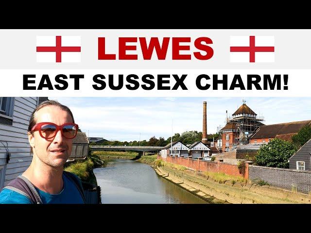 A tour of LEWES, East Sussex, England - History, Sights and Bonfires!