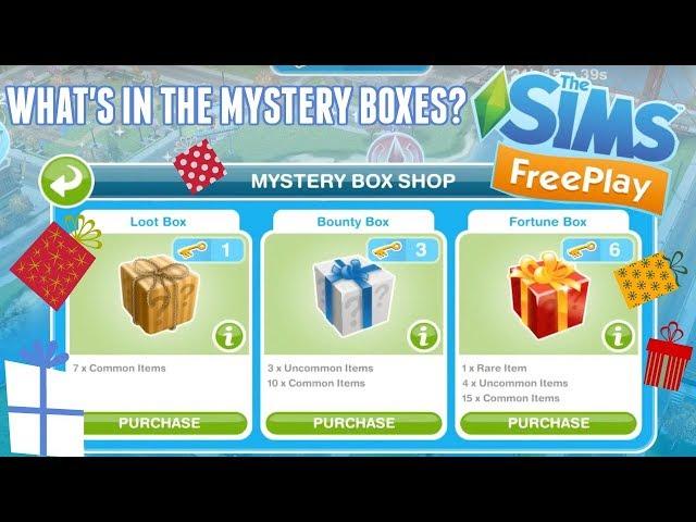 Sims Freeplay | What's in the Mystery Boxes?