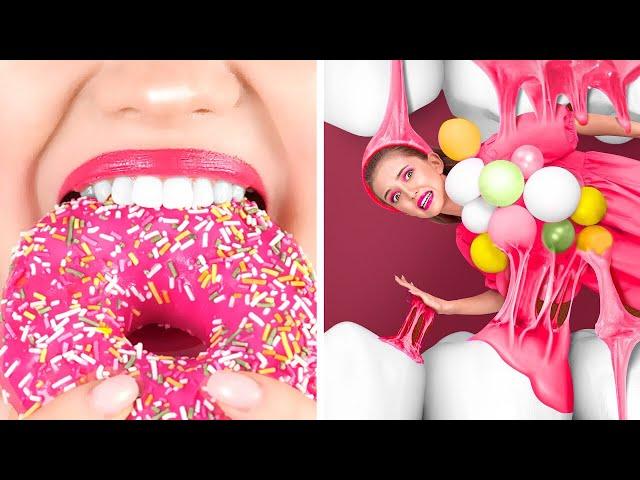 IF FOOD WERE PEOPLE || Crazy Snacks And Food Hacks by 123 GO! Planet