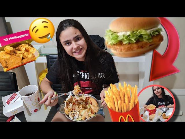 Compramos lanche no mcdonalds *fizemos uma super salada* - MARI BRITO COM VOCÊS